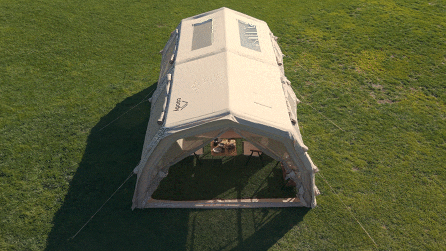 Coody Air Tent 17.2 - Familia PRO aufblasbares Zelt