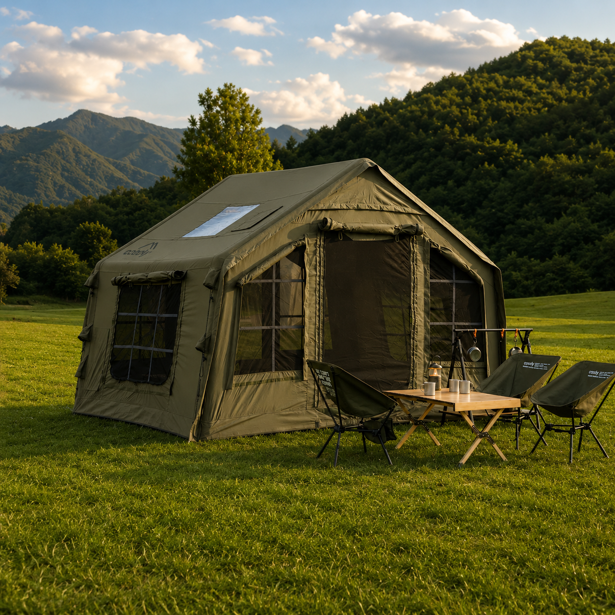 Coody Air Zelt 8.0 – Aufblasbares Zelt – Coody Tents Official reseller  Opula Tents