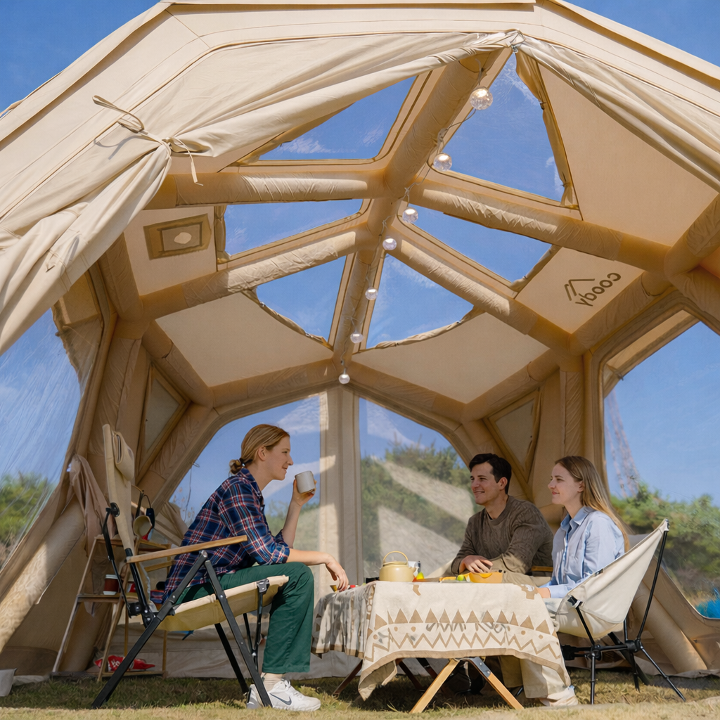 Coody Air Tent 13 – Aufblasbares PRO Hub Zelt